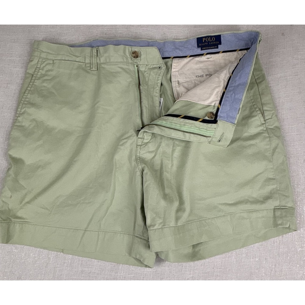 Polo‎ Ralph Lauren Shorts Mens Large Stretch Classic Fit Chino Embroidered Pony
